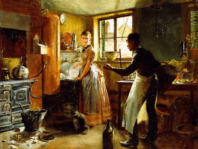 1846-Frederick Juengling - Sotto le scale